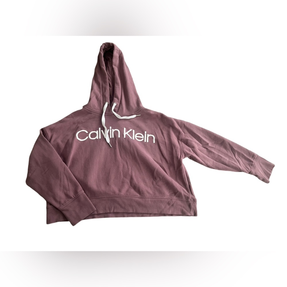 Calvin Klein Cropped Athleisure Performance Hoodie Sweatshirt  XL Extra Large